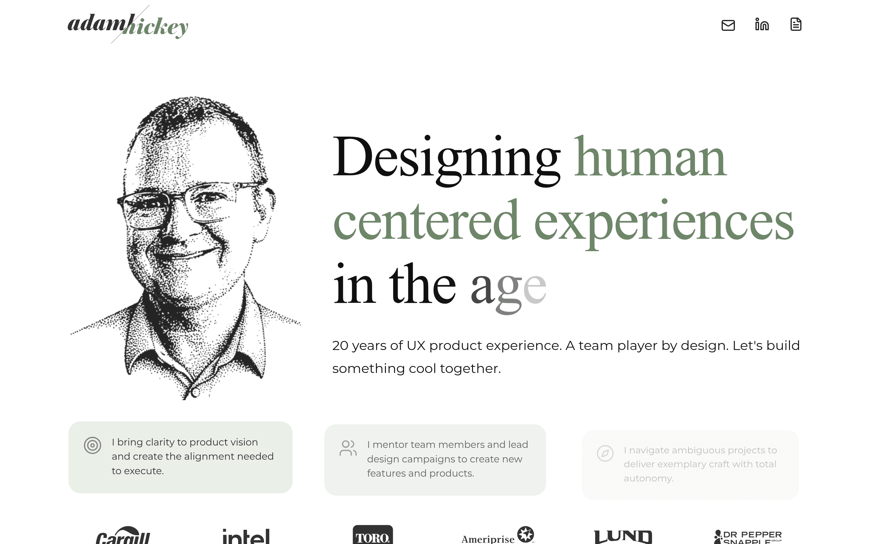 Adam Hickey portfolio preview
