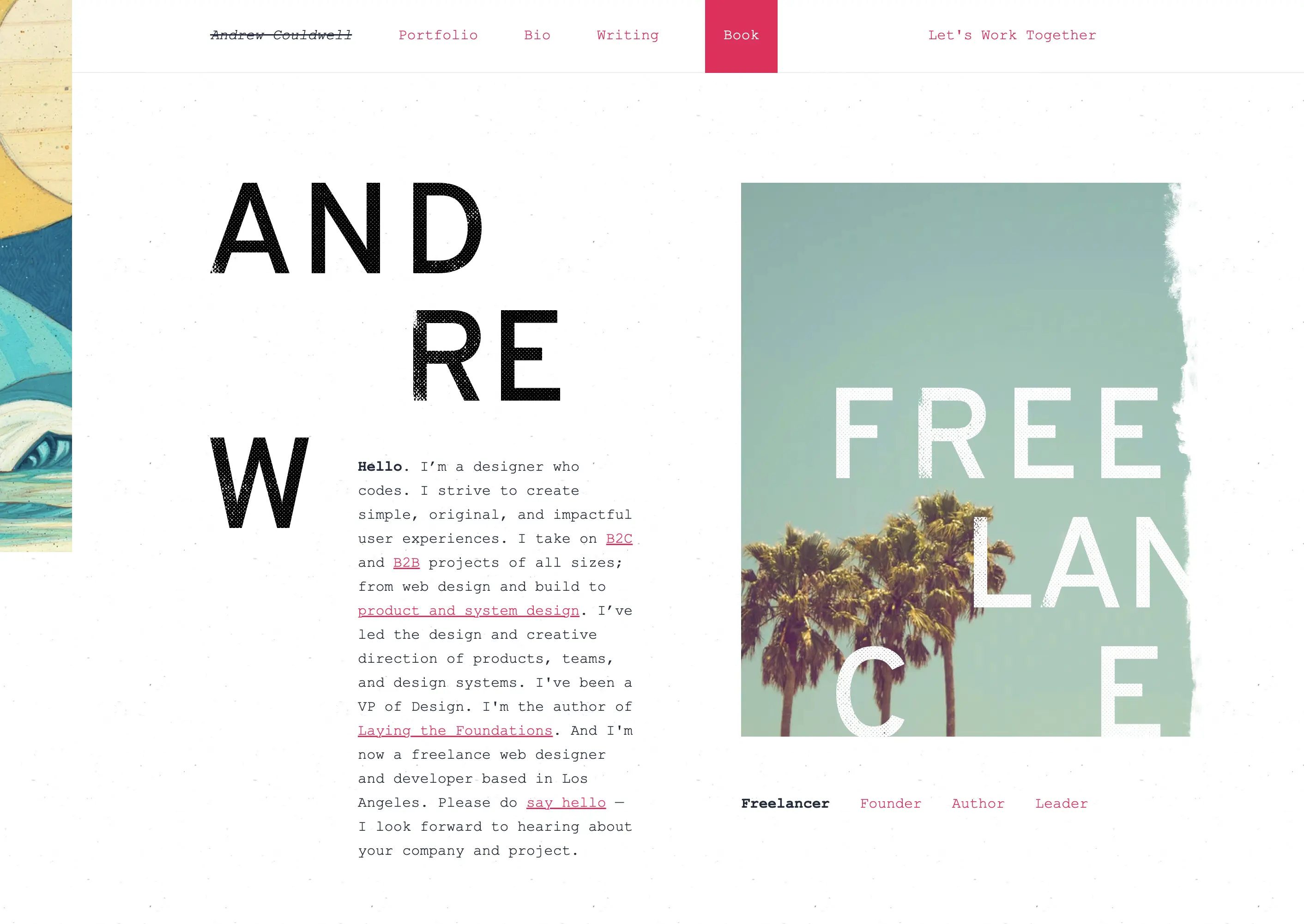 Andrew Couldwell's portfolio