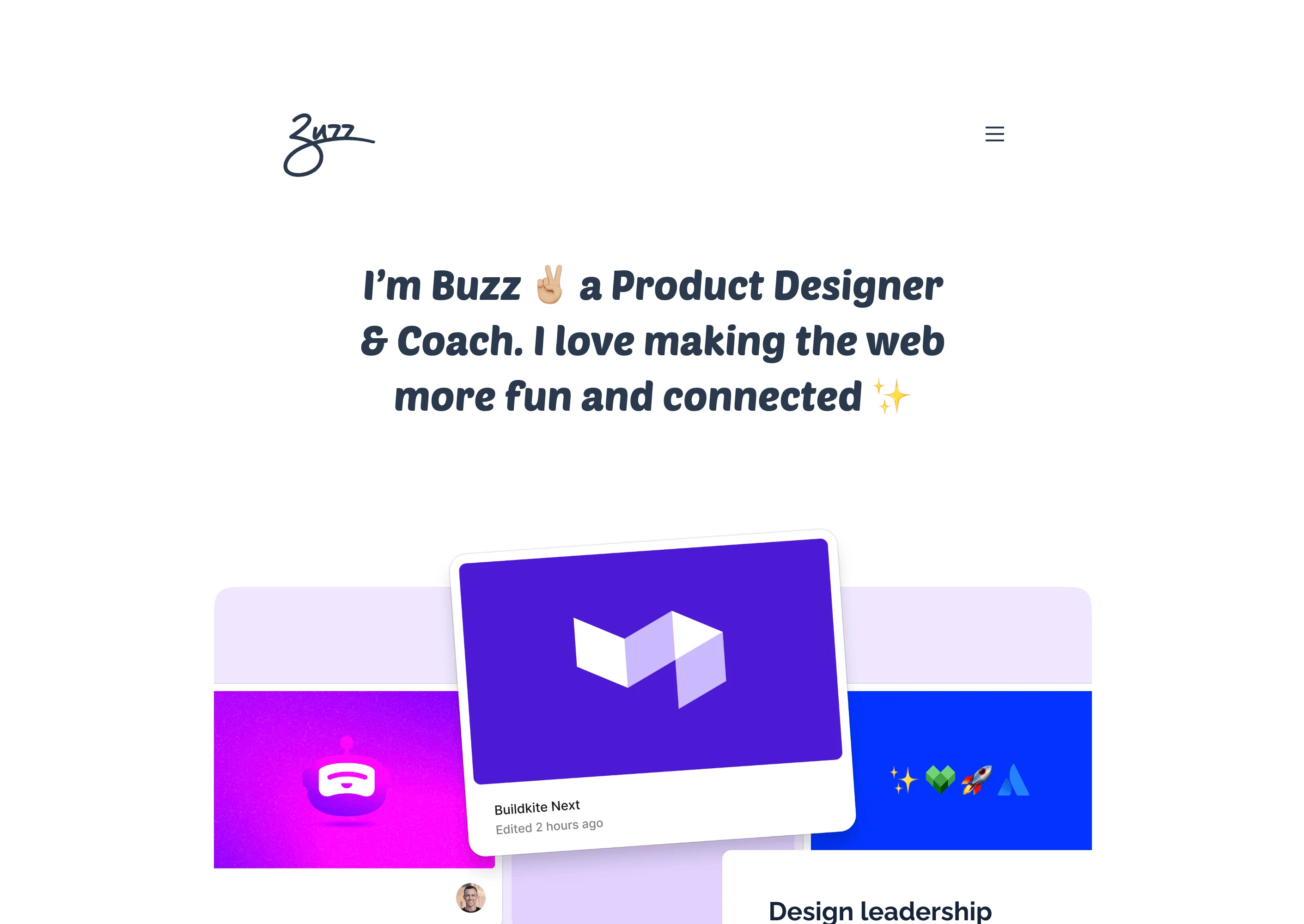 Buzz Usbourne's portfolio