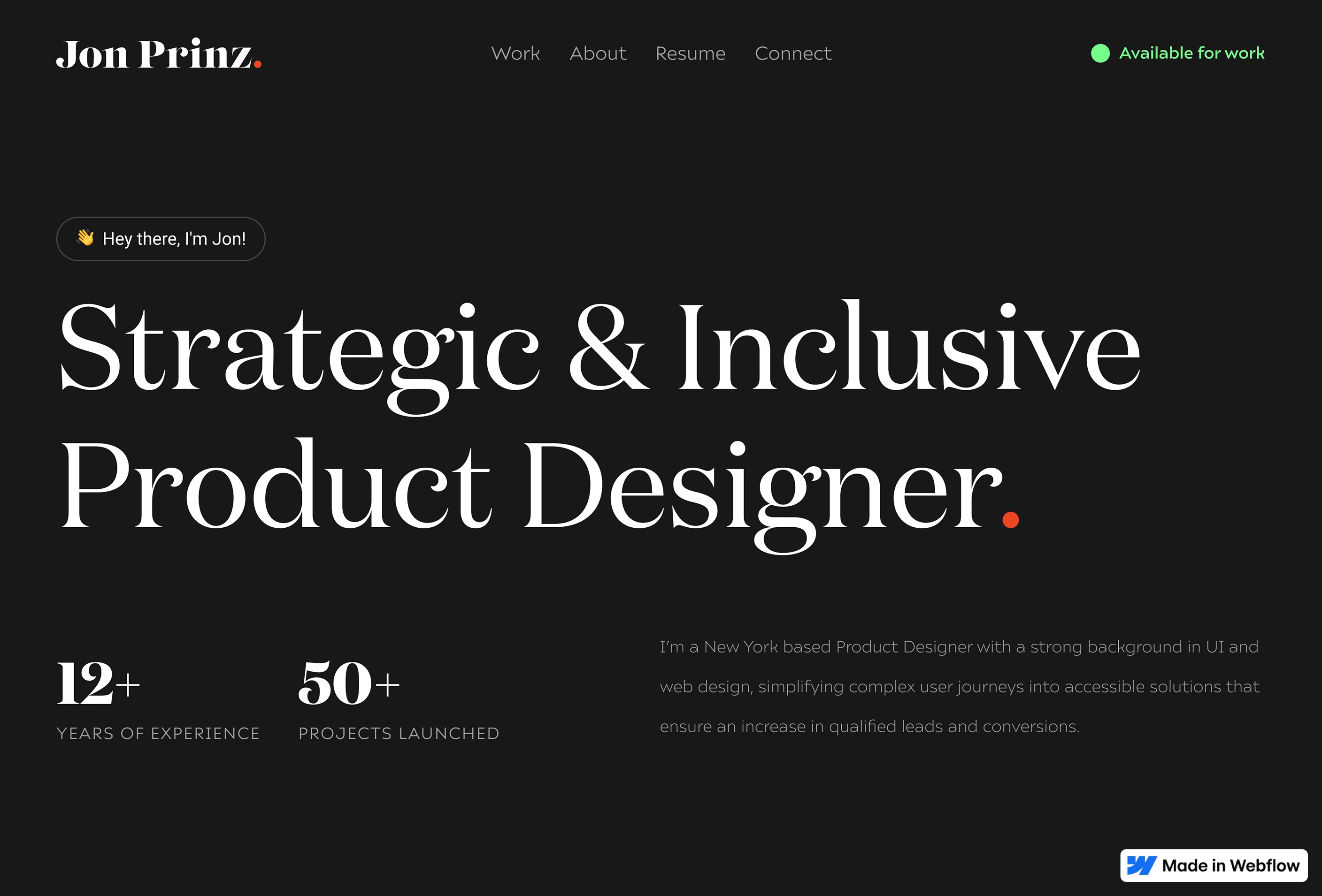 Jon Prinz's portfolio