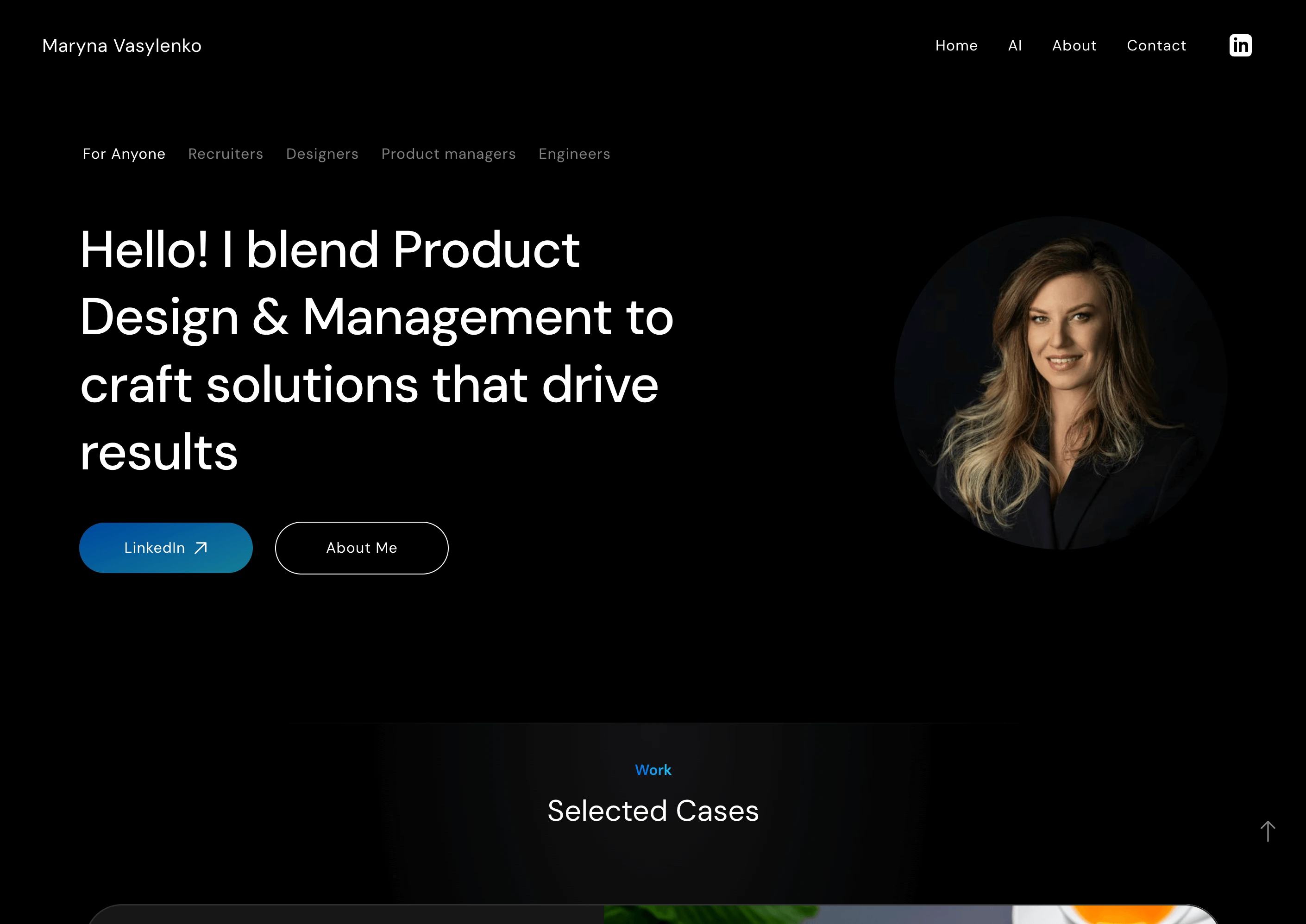Maryna Vasylenko's portfolio