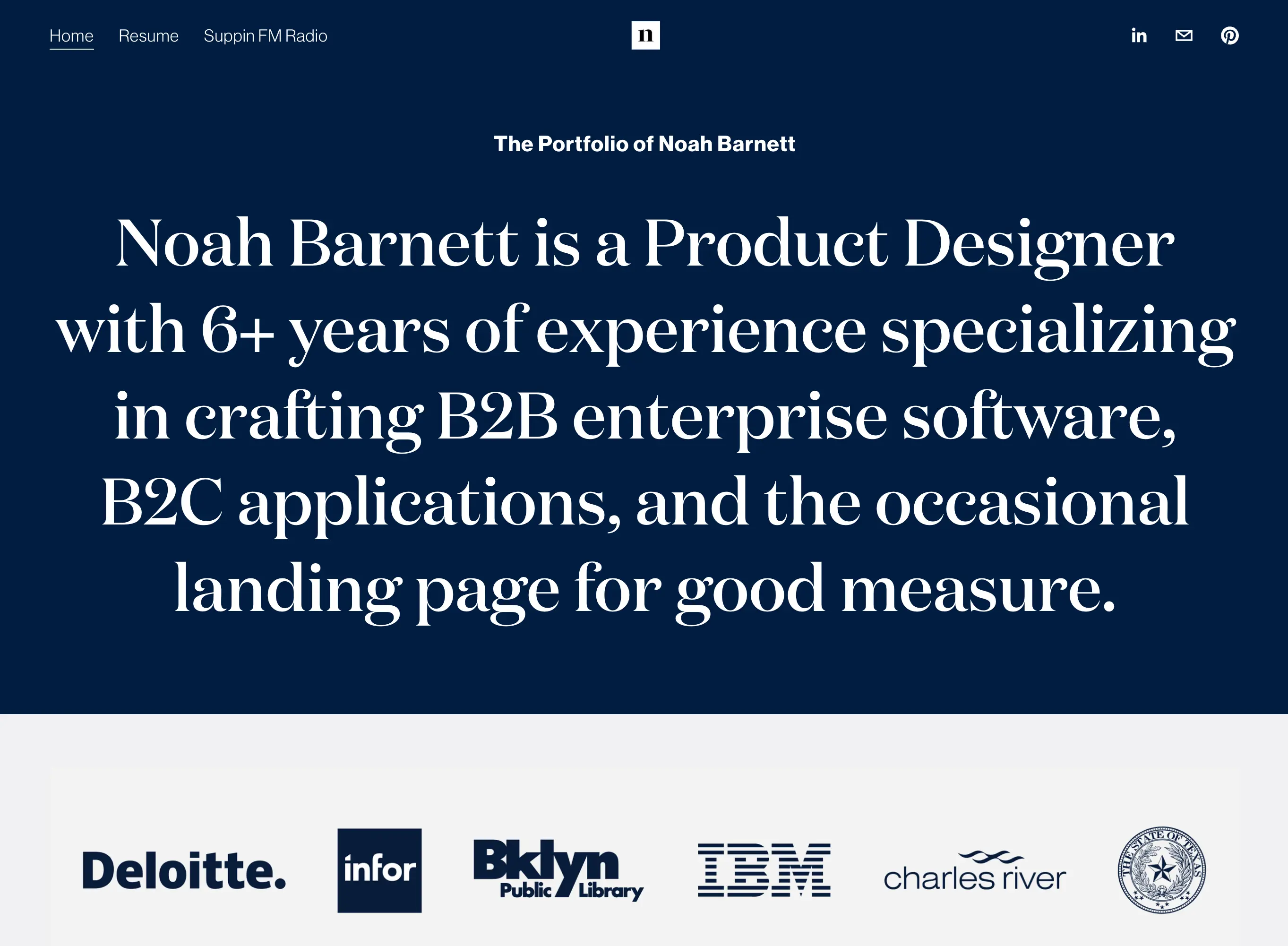 Noah Suppin's portfolio